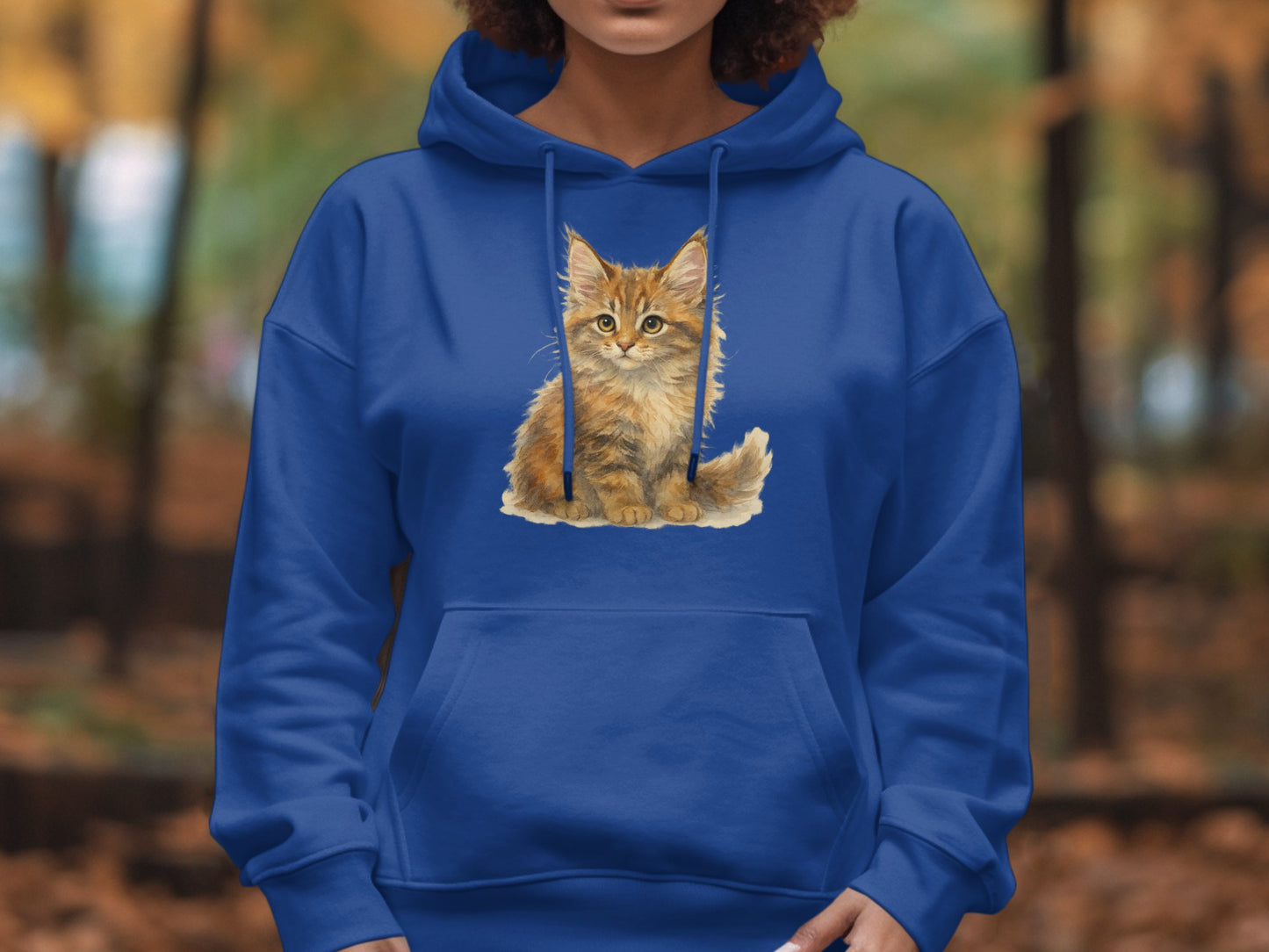 Cozy Hoodie Featuring Adorable Kitten Design product