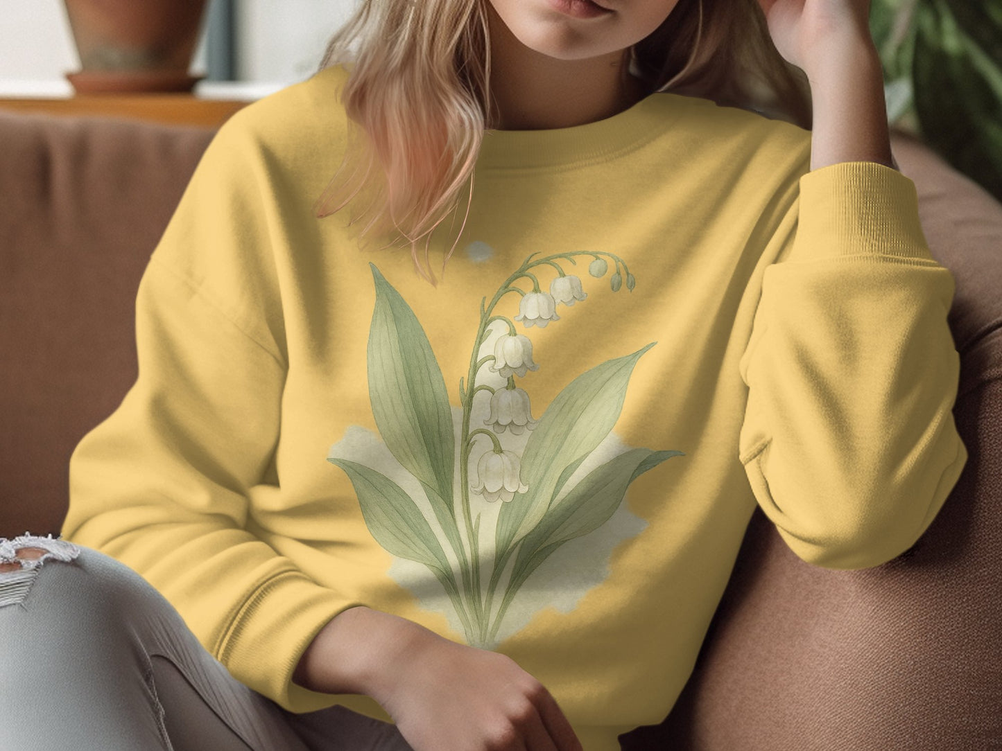 Elegant Floral Sweatshirt Design Casual Fashion product