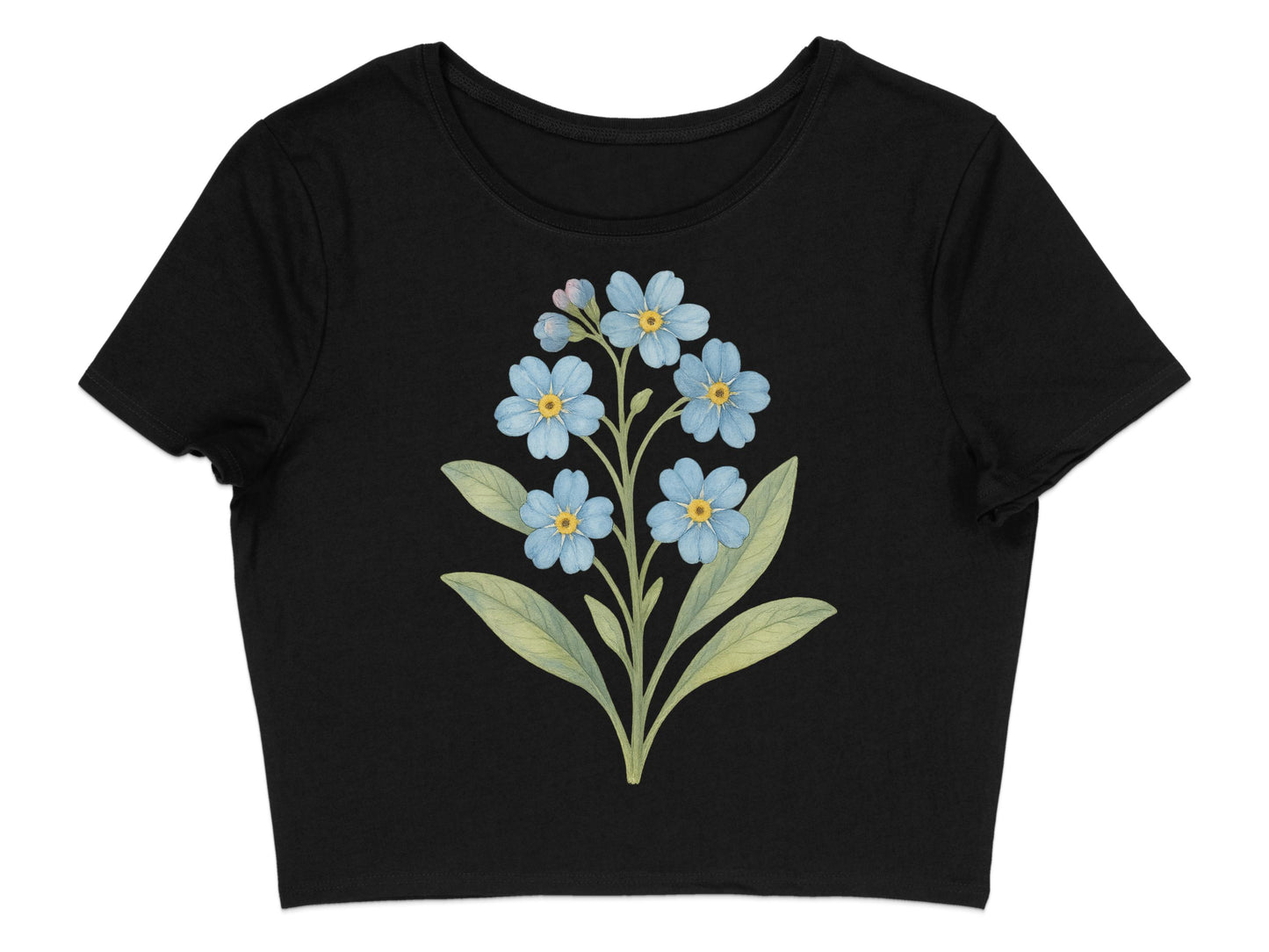 Vintage Floral Graphic Women's Crop Top product
