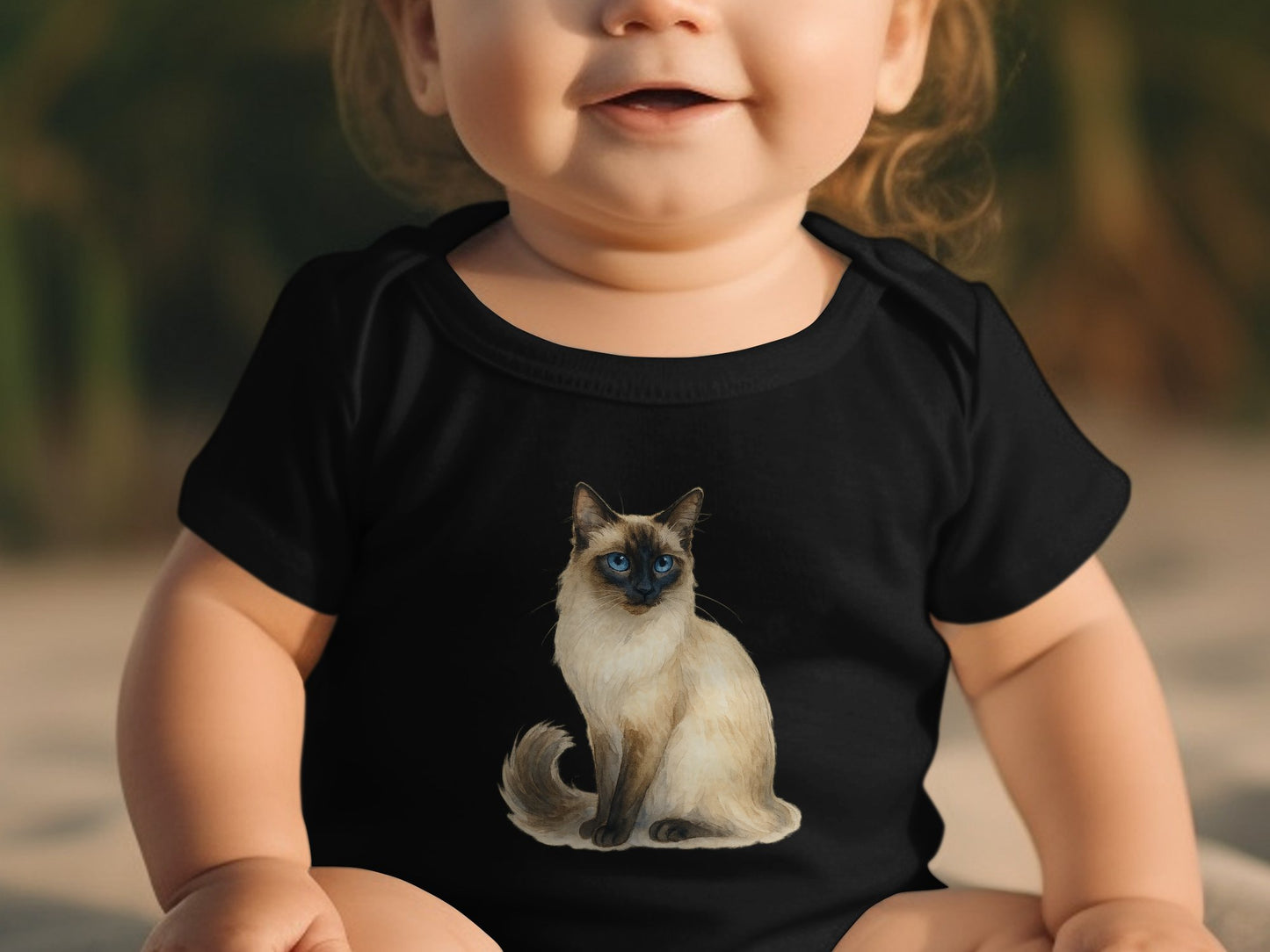 Adorable Baby One Piece with Playful Cat Design product type