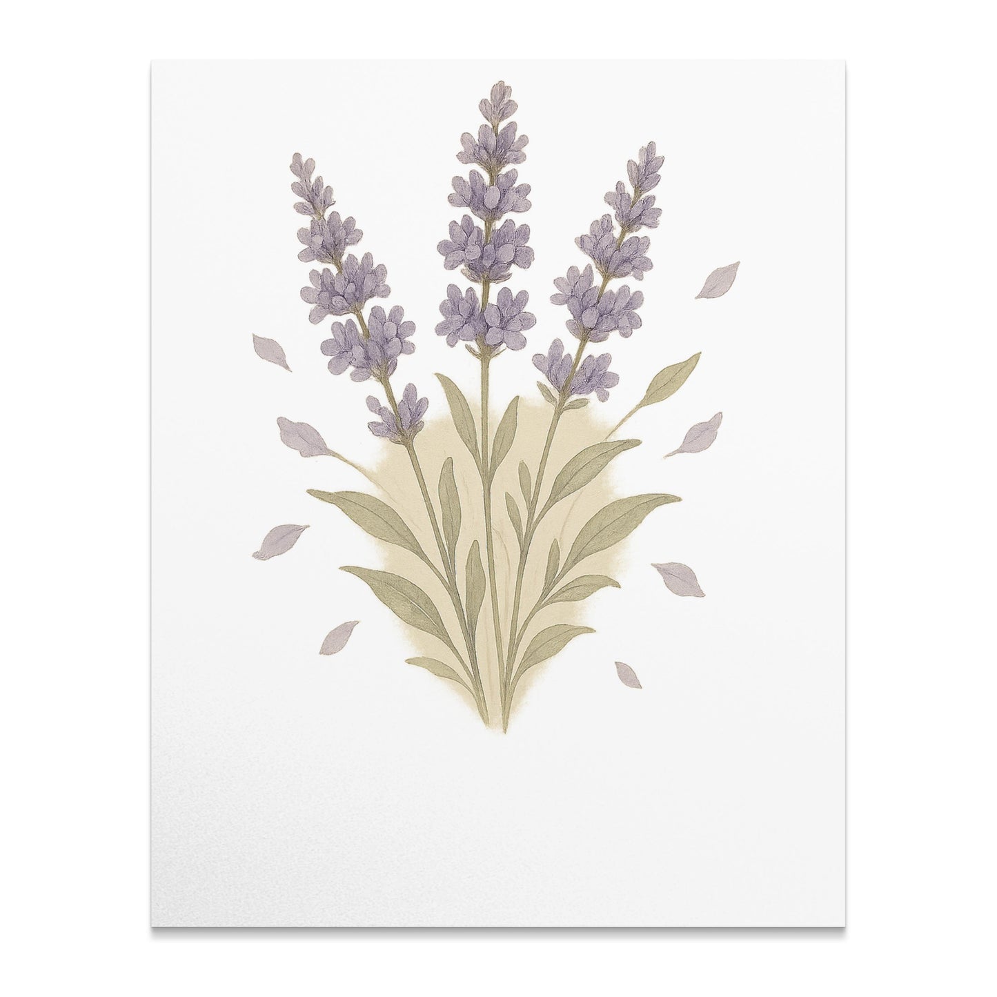 Beautiful Lavender Floral Artwork Print product type
