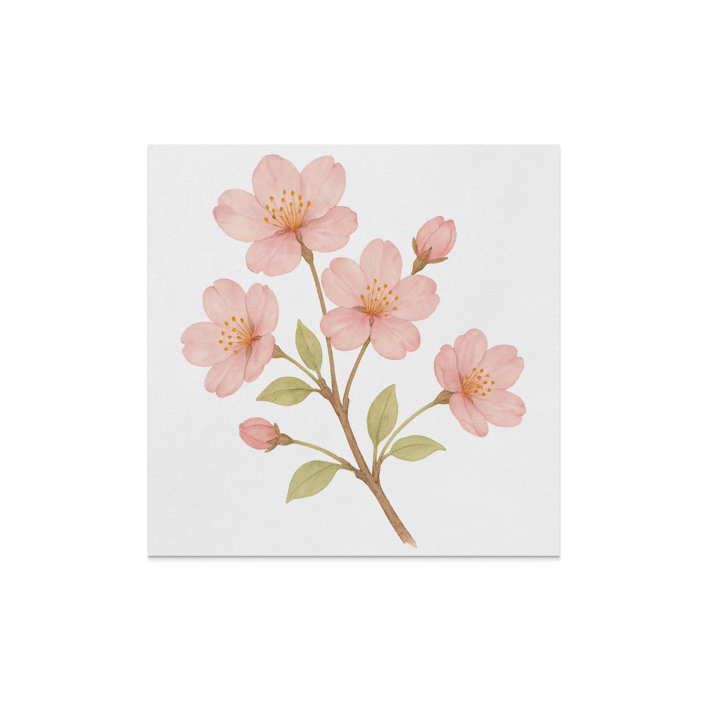 Elegant Cherry Blossom Art Print Wall Decor product