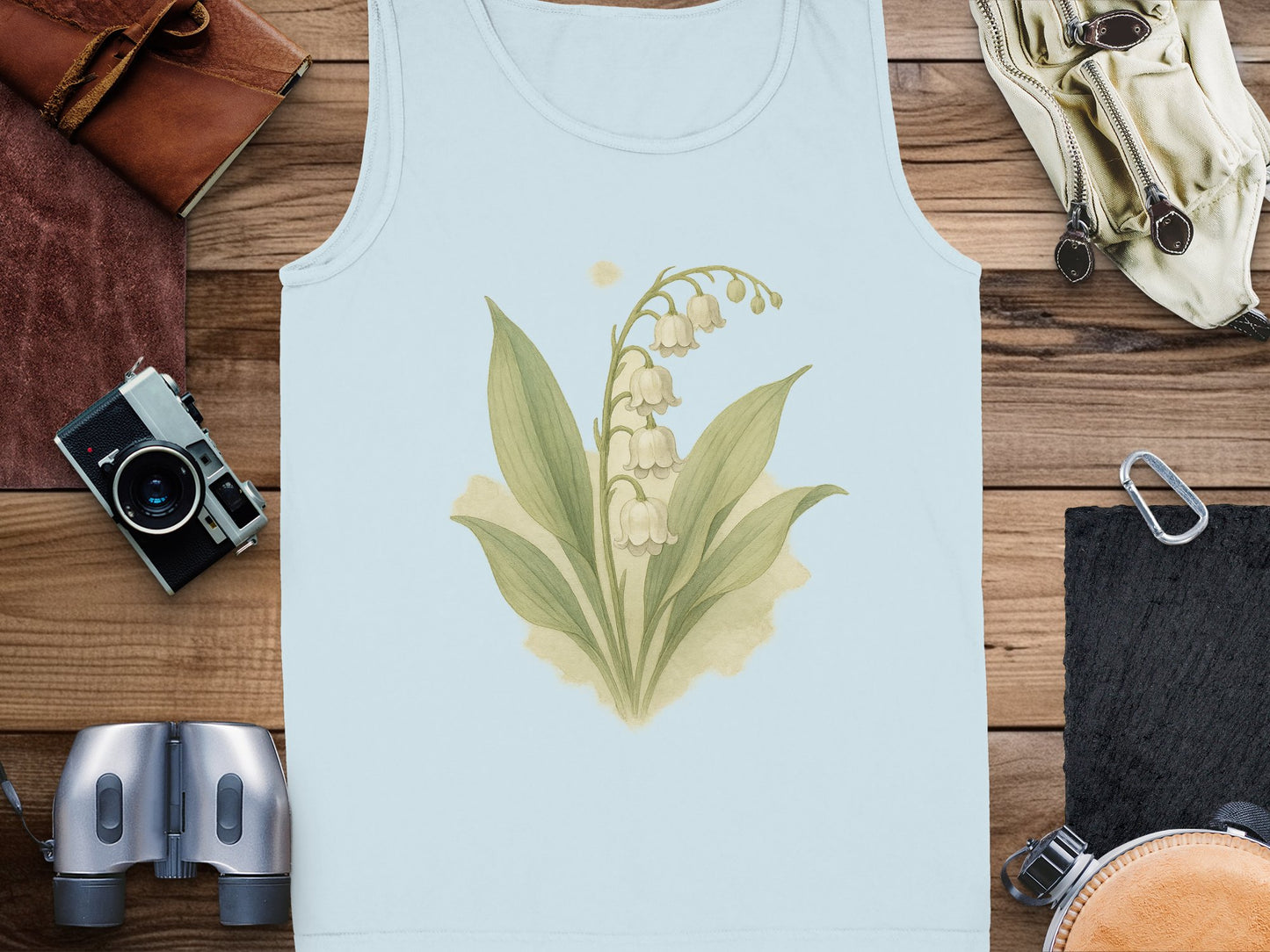 Beautiful Lily of the Valley Design Tank Top product type