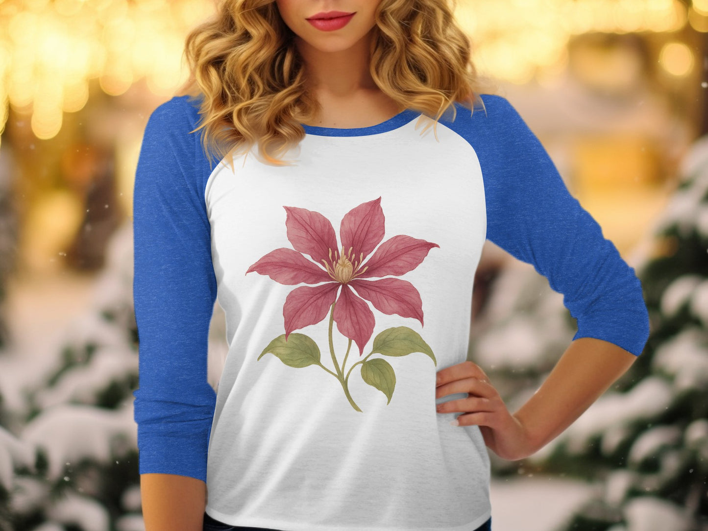 Floral Design Long Sleeve Casual Wear Shirt product
