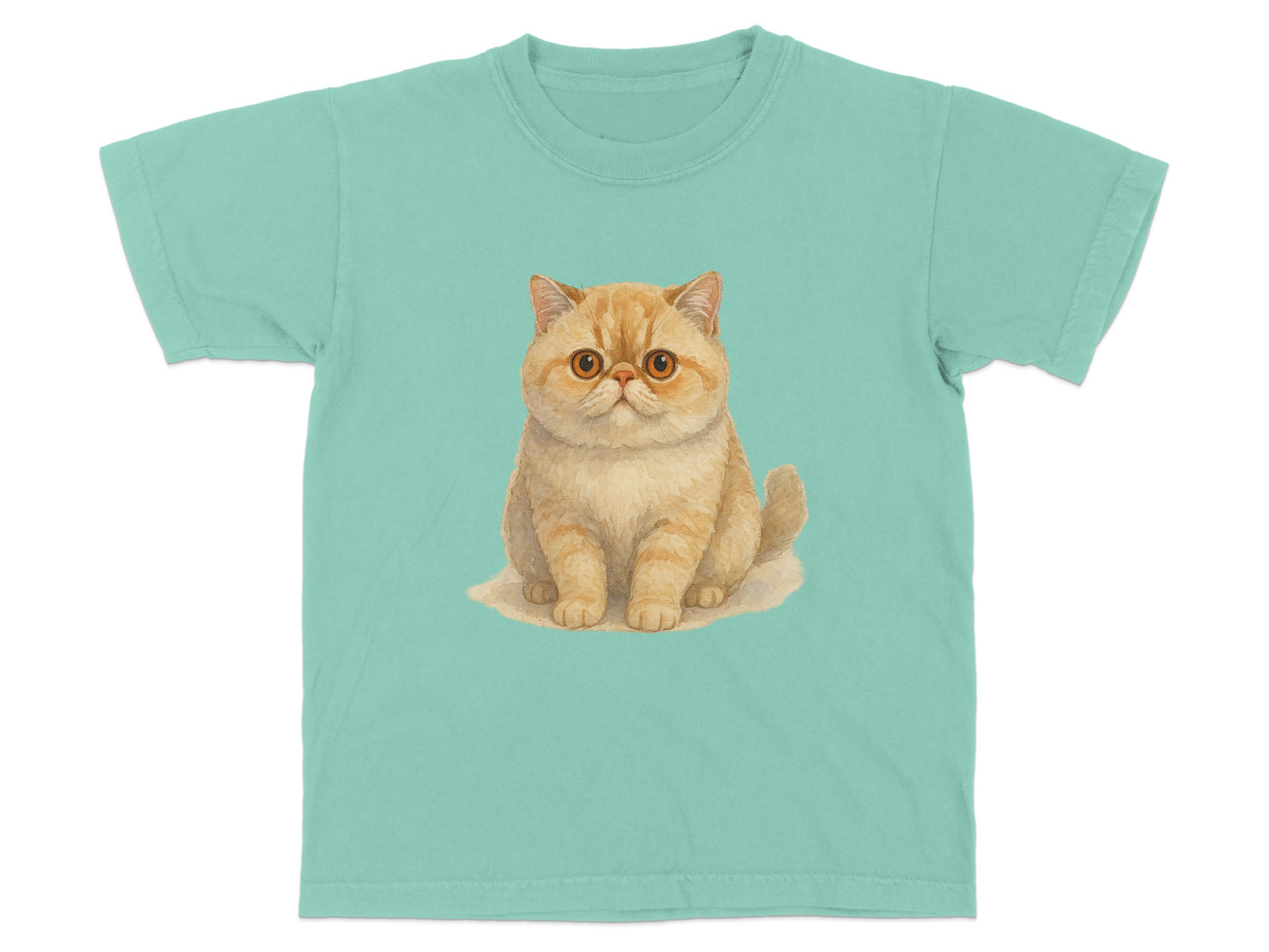 Cute Orange Cat Illustration Graphic T-Shirt product