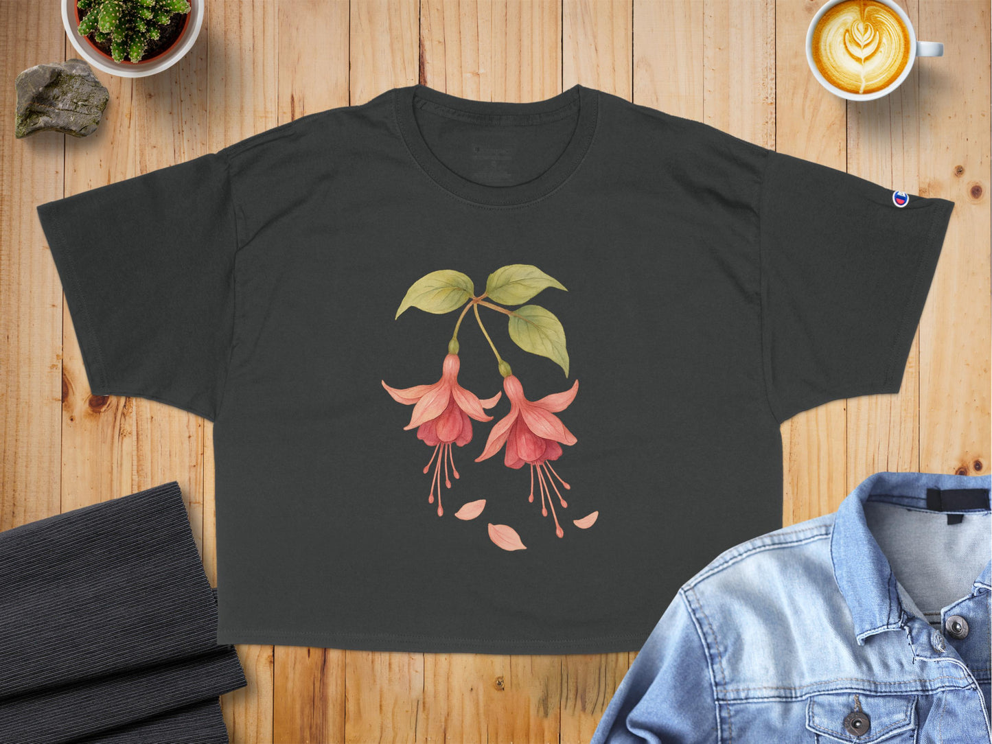 Beautiful Floral Graphic Short Sleeve Shirt product