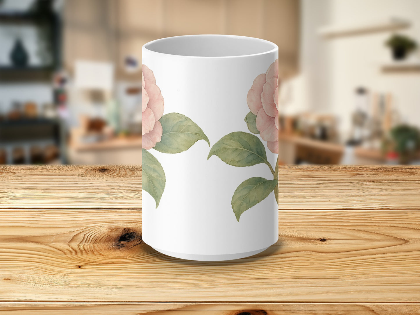 Beautiful Flower Print Tumbler for Everyday Drinking product