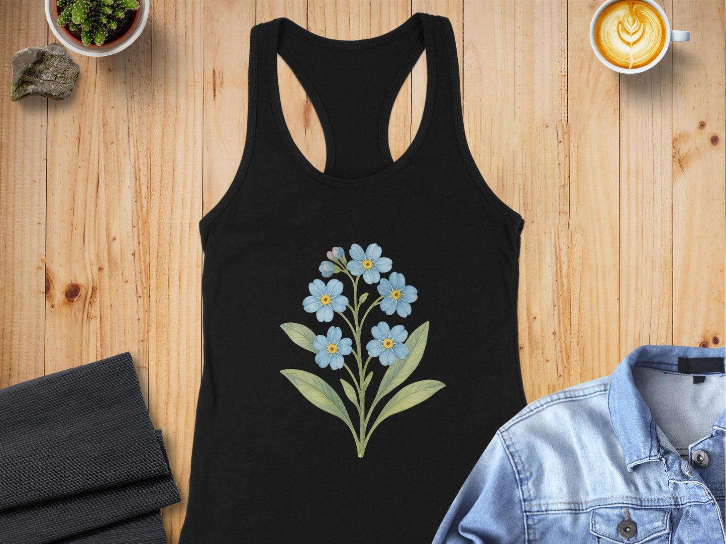 Floral Print Racerback Tank Top Casual Wear Product