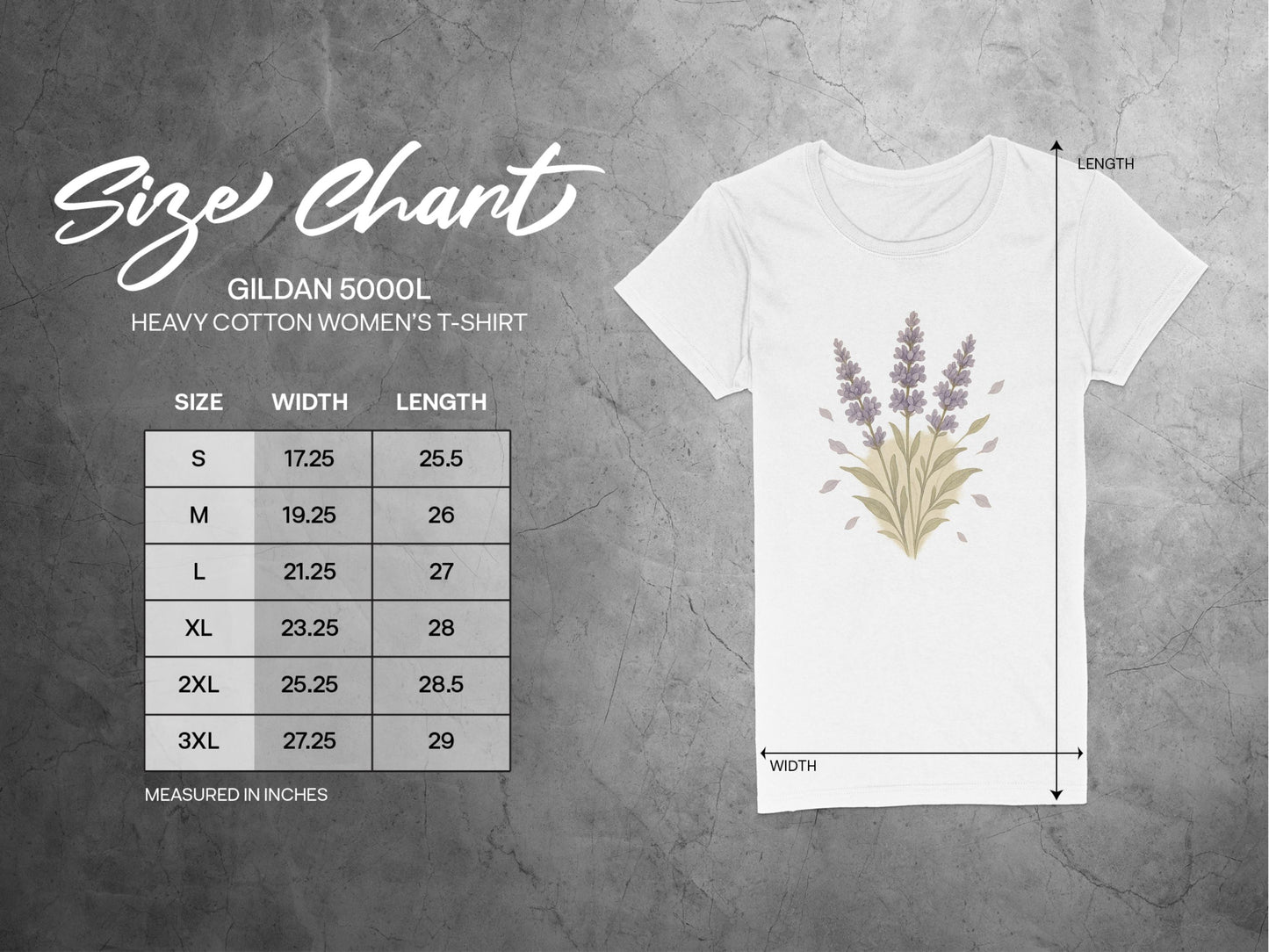 Floral Lavender Print Women's T-shirt product type