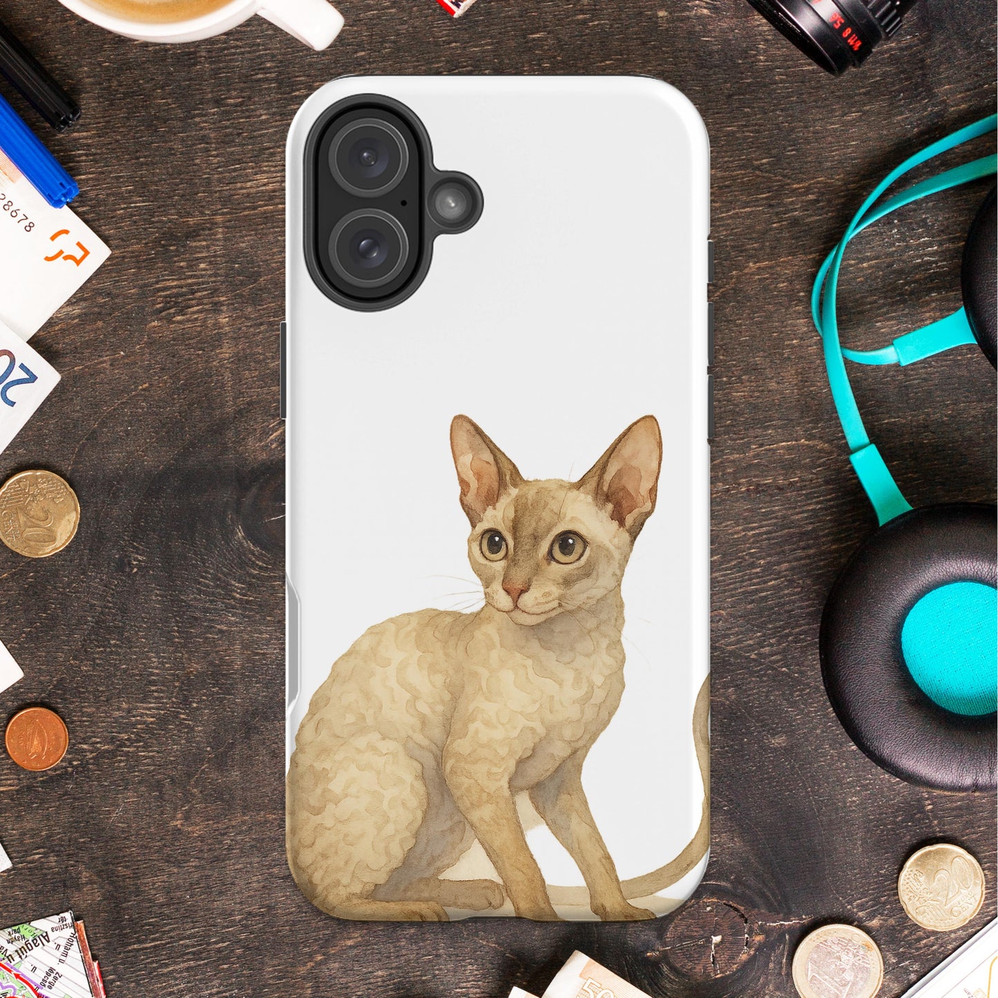 Adorable Kitty Cat Print Phone Case product type