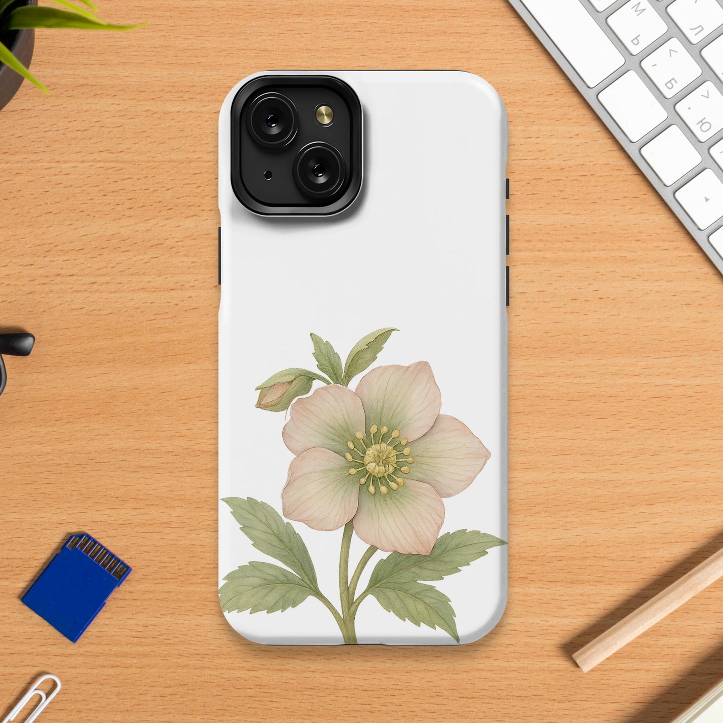 Elegant Botanical Flower Design Phone Case product