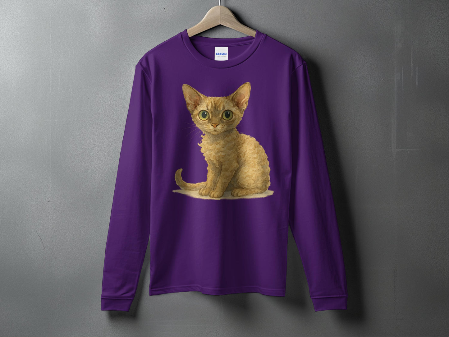 Cute Kitten Graphic Long Sleeve Shirt product type