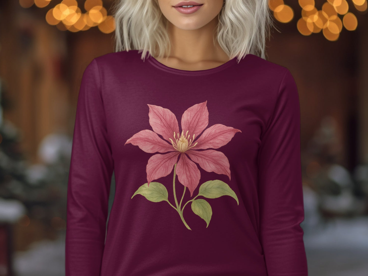 Floral Detail Long Sleeve Shirt product type
