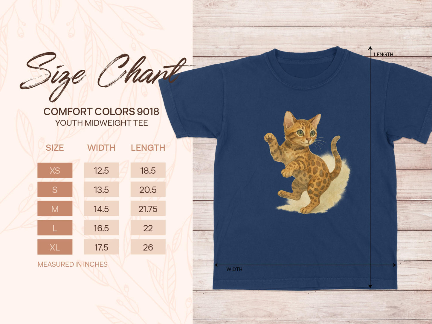Playful Cat Youth Midweight Tee Product