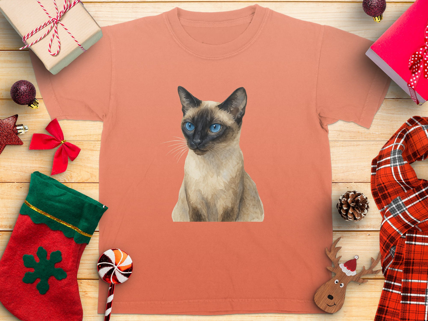 Siamese Cat Blue Eyes Graphic Tee product