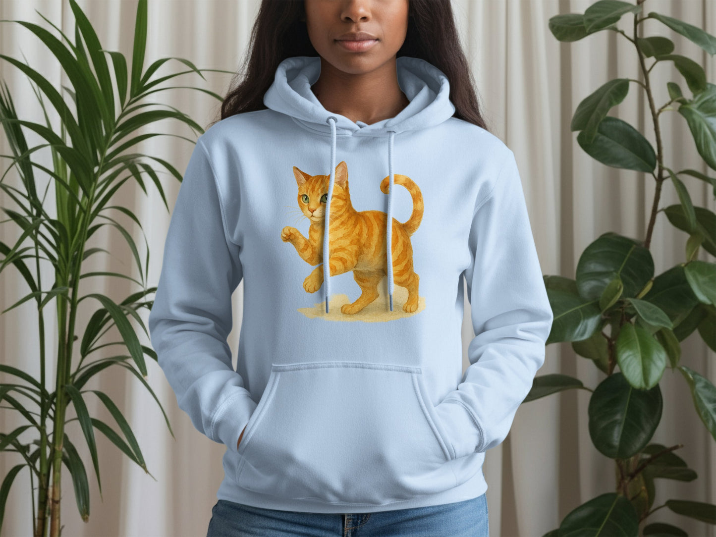Cute Cat Graphic Hoodie Comfortable Fashionable product