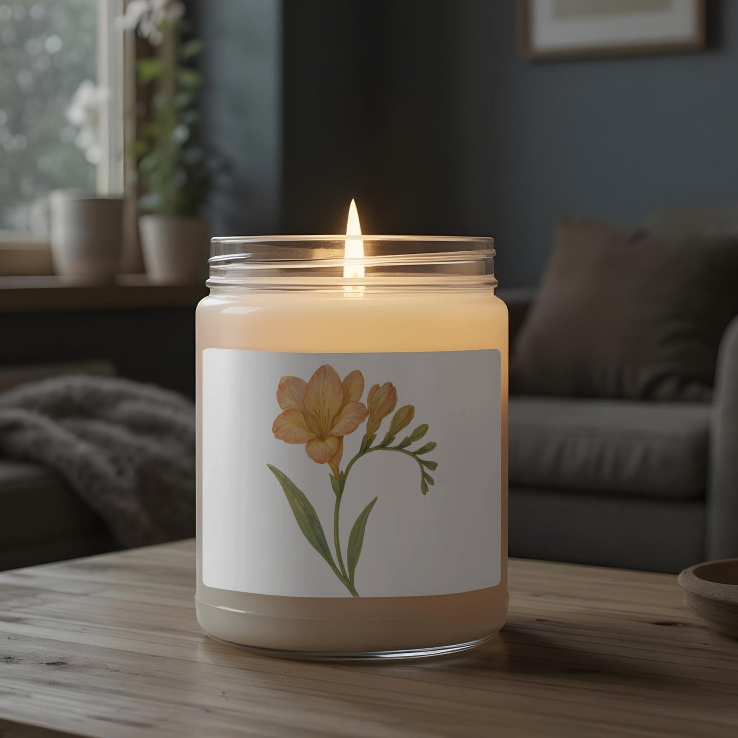 Floral Aromatherapy Candle Relaxing Home Decor product type