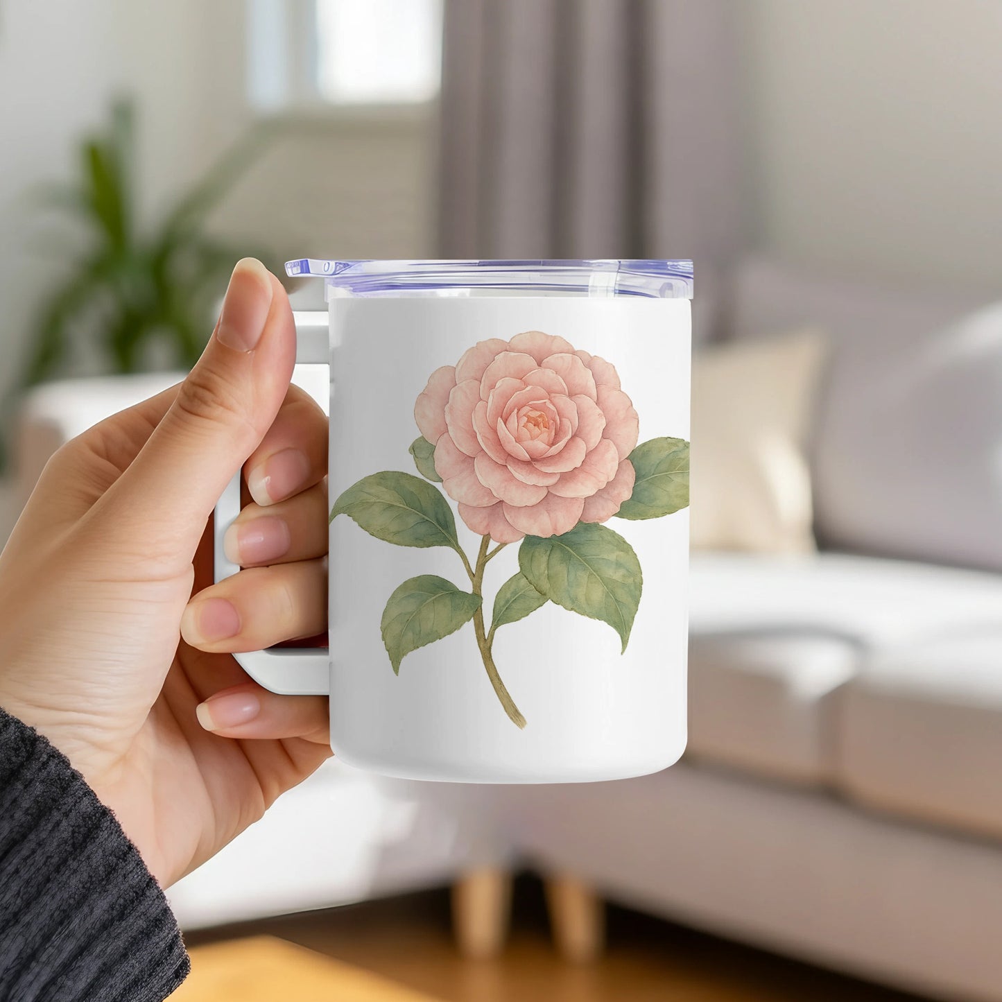 Floral Design Coffee Tea Mug Cup Drinking Product