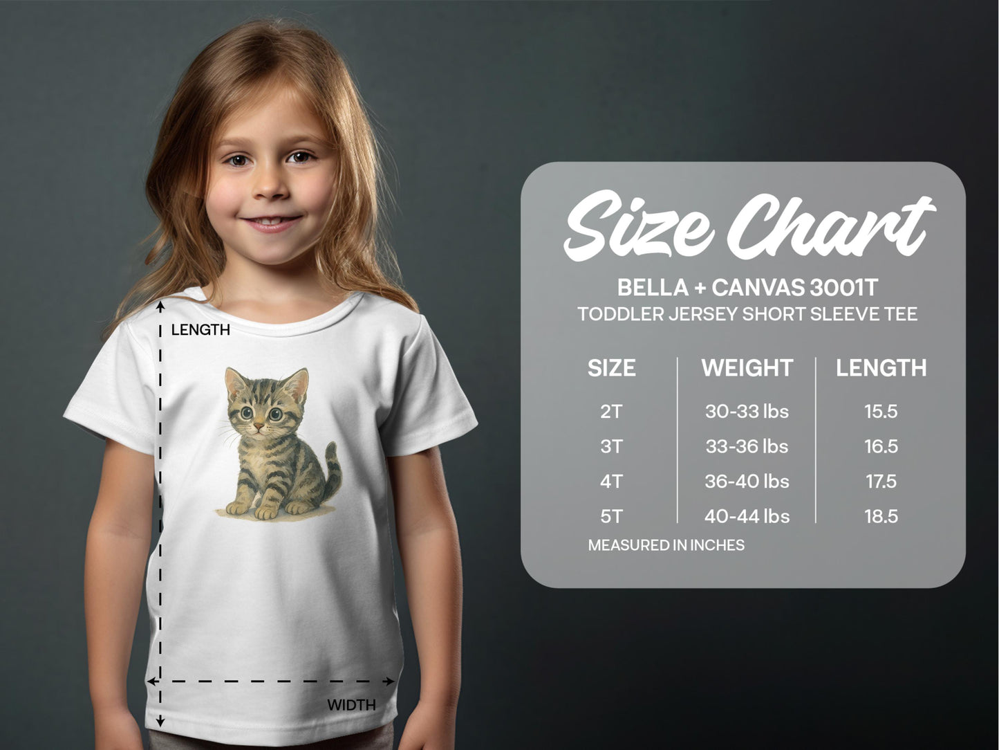 Cute Kitten Toddler Jersey Short Sleeve Tee product