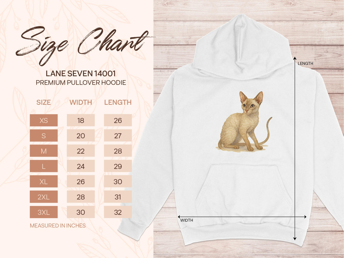 Adorable Cat Print Long Sleeve Pullover Hoodie product type