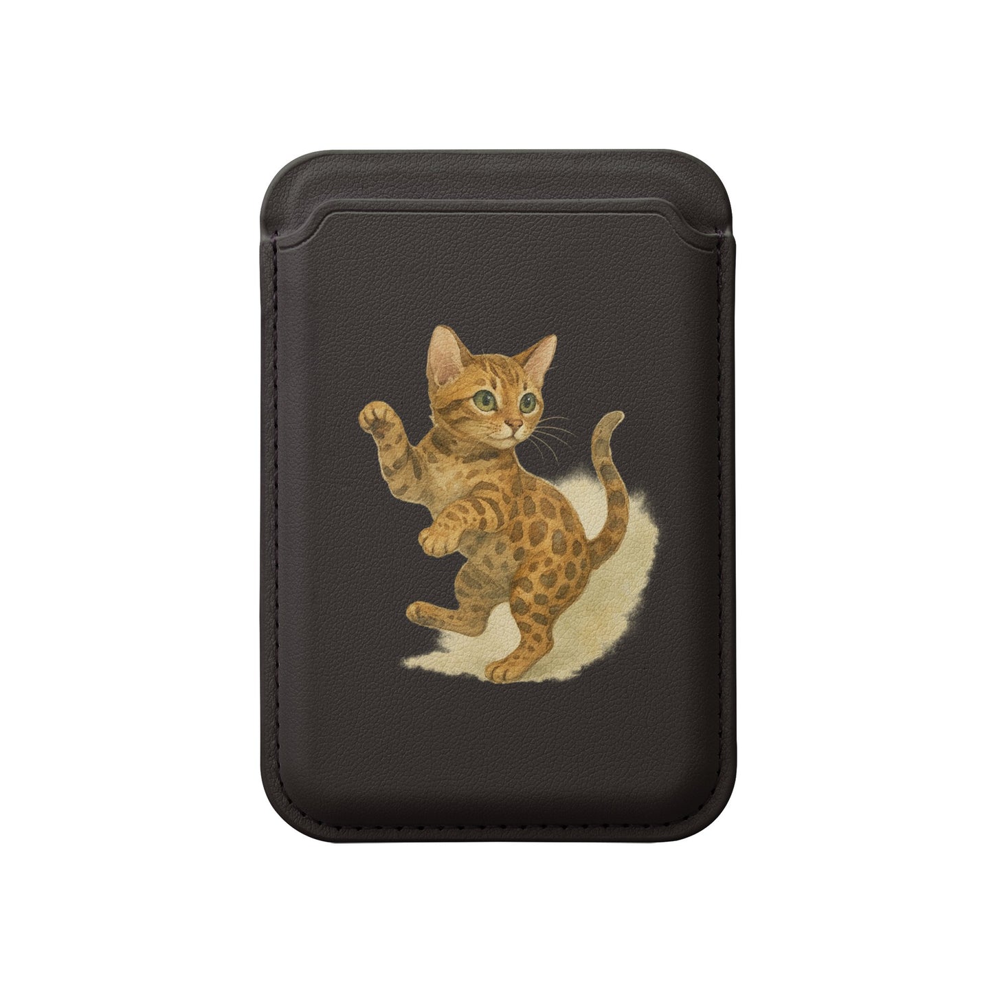 Playful Kitten Design Wallet Phone Card Holder product