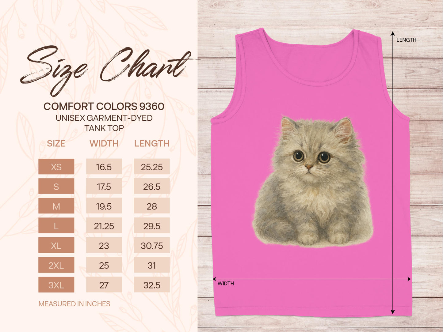 Adorable Kitten Print Unisex Tank Top Fashion product