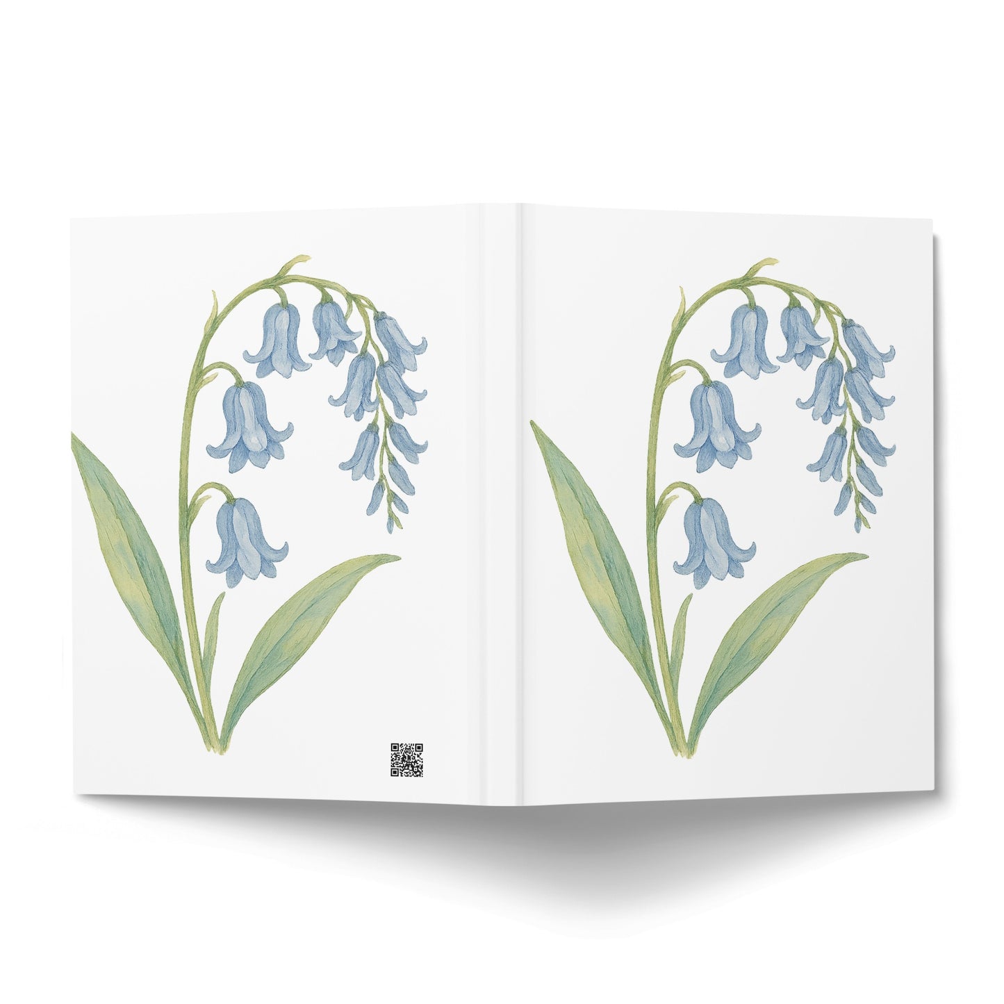 Bluebell Floral Design Hardcover Notebook product