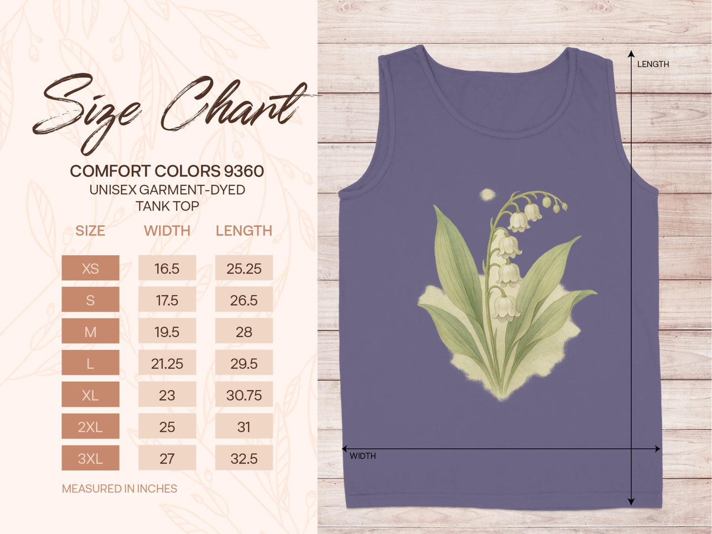 Lily of the Valley Graphic Tank Top product type