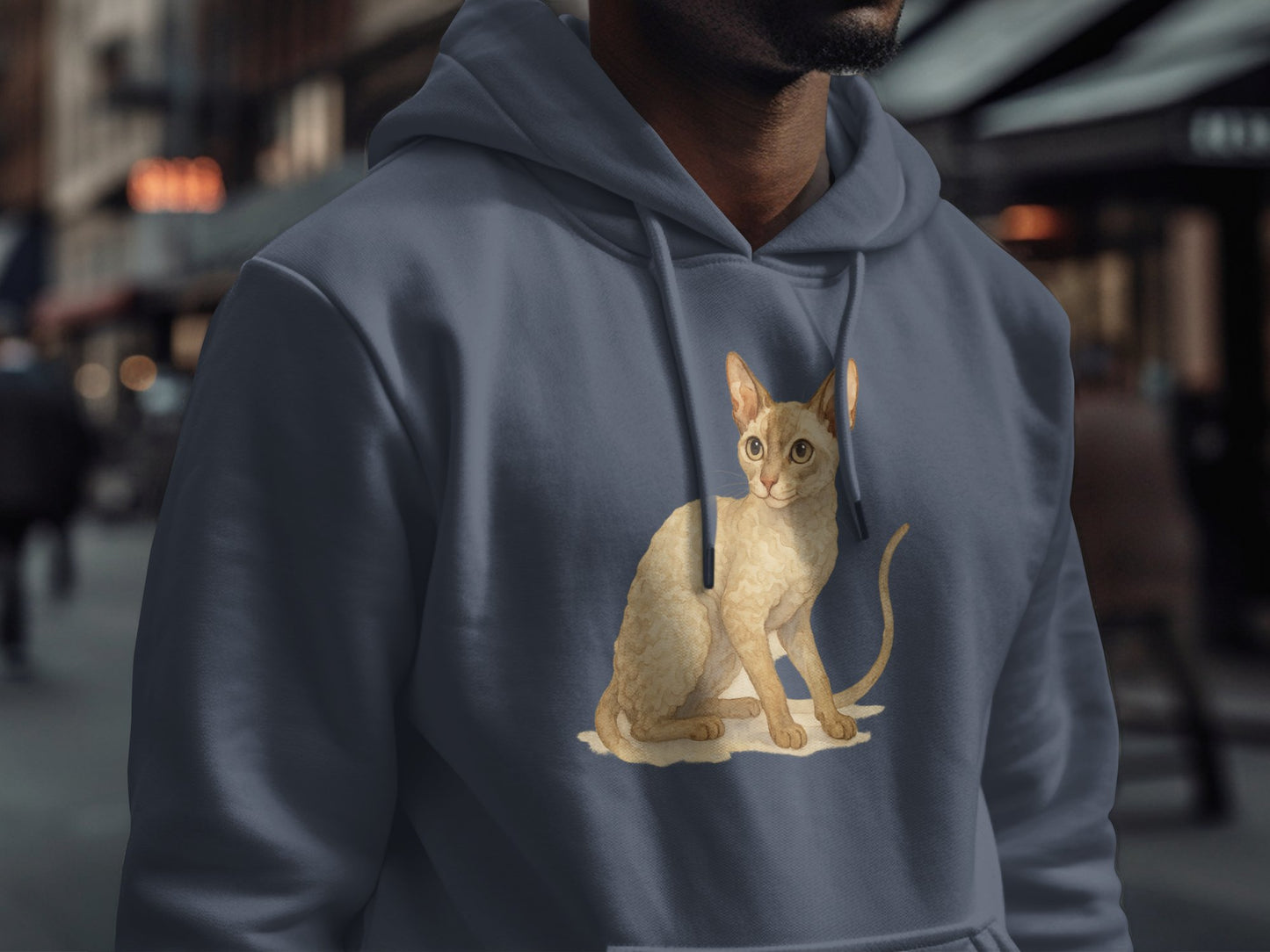 Cozy Hoodie with Adorable Cat Illustration product