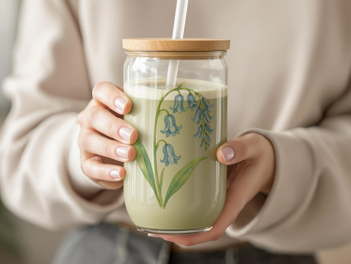 Eco-Friendly Floral Pattern Reusable Drinkware product type