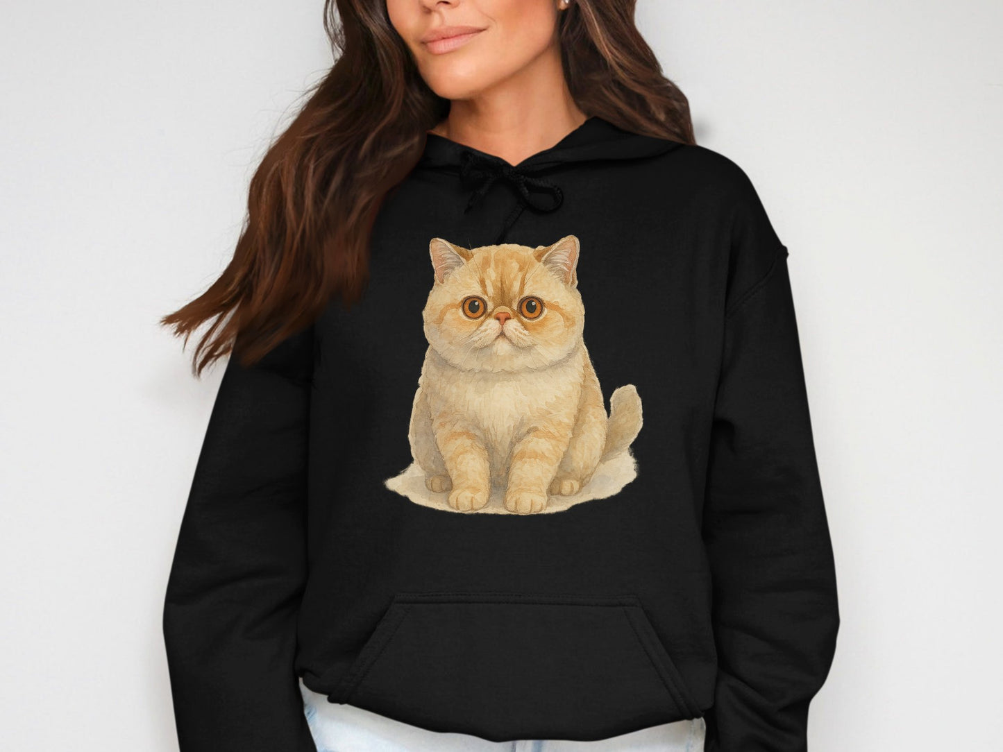 Cozy Hoodie with Adorable Cat Design Perfect Product Type