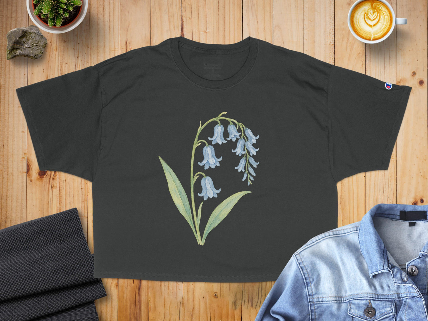 Floral Bell Design Casual Ladies T-shirt product type