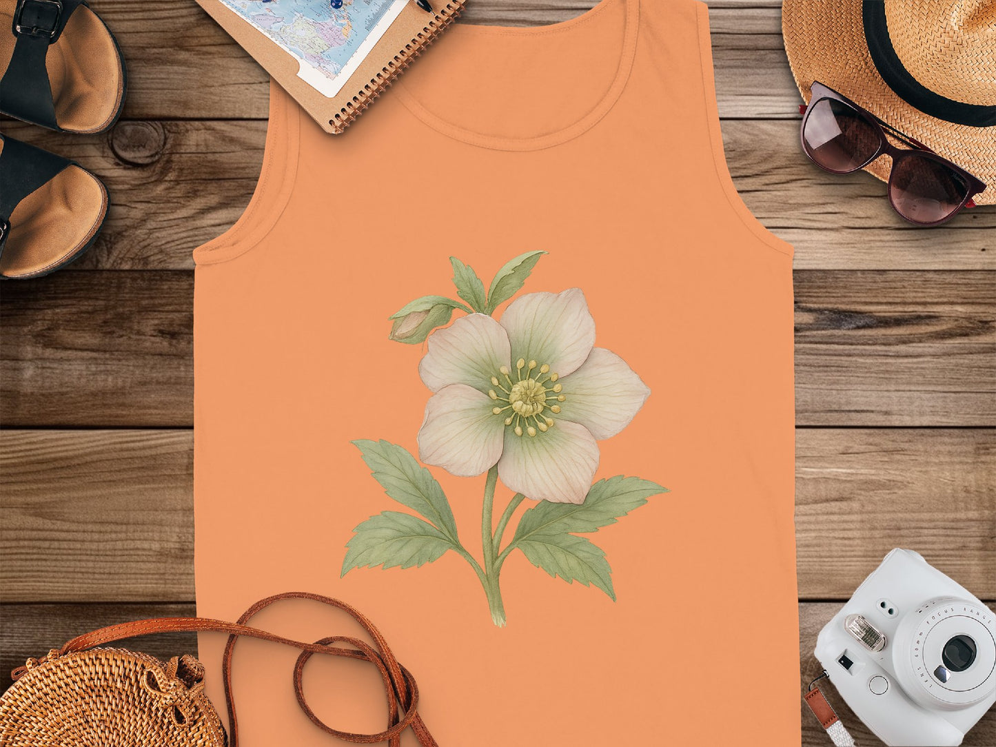 Floral Print Sleeveless Summer Tank Top product type