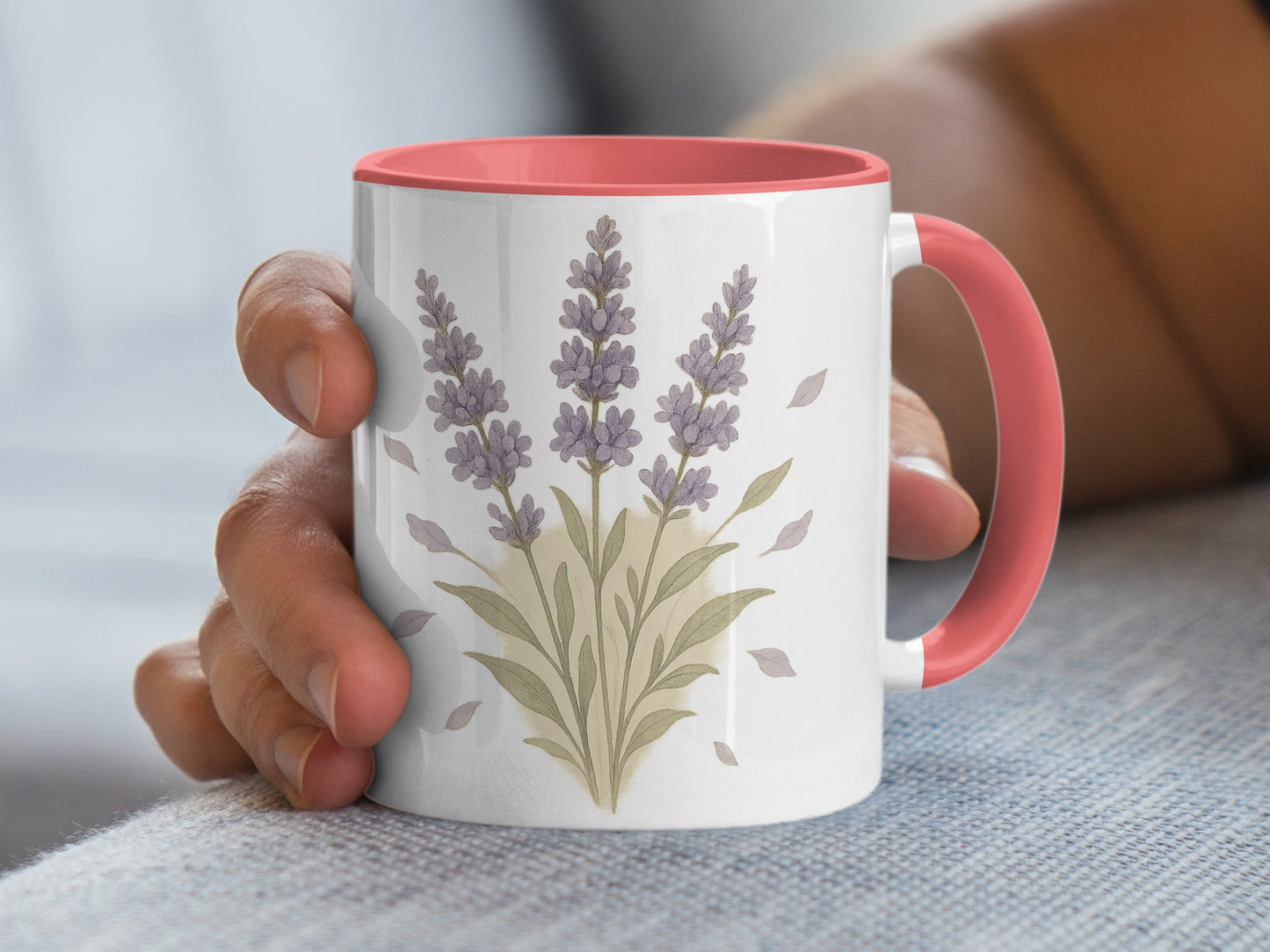 Beautiful Lavender Design Coffee Mug product