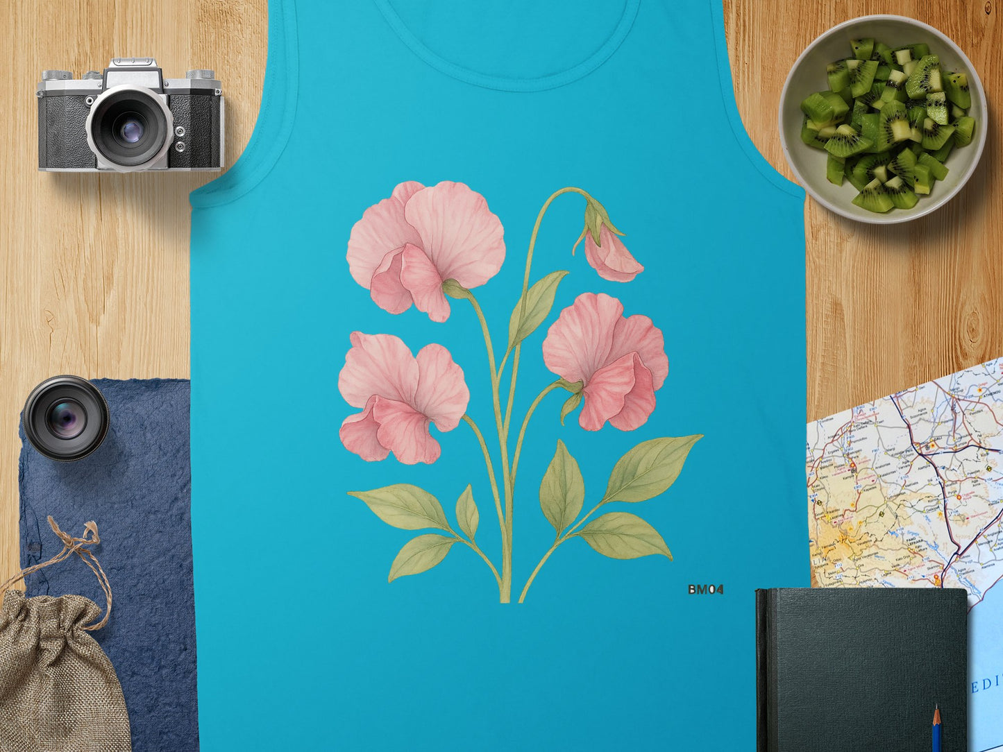 Floral Pattern Sleeveless Top Trendy Tank product