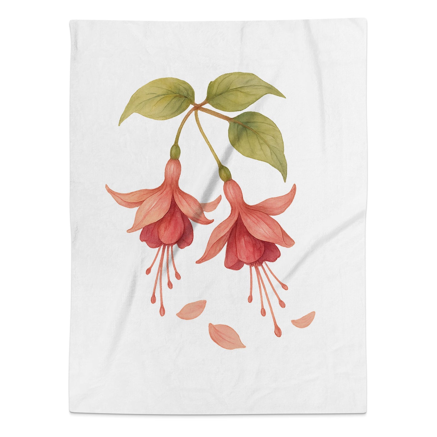 Elegant Floral Design Soft Comfortable Blanket product