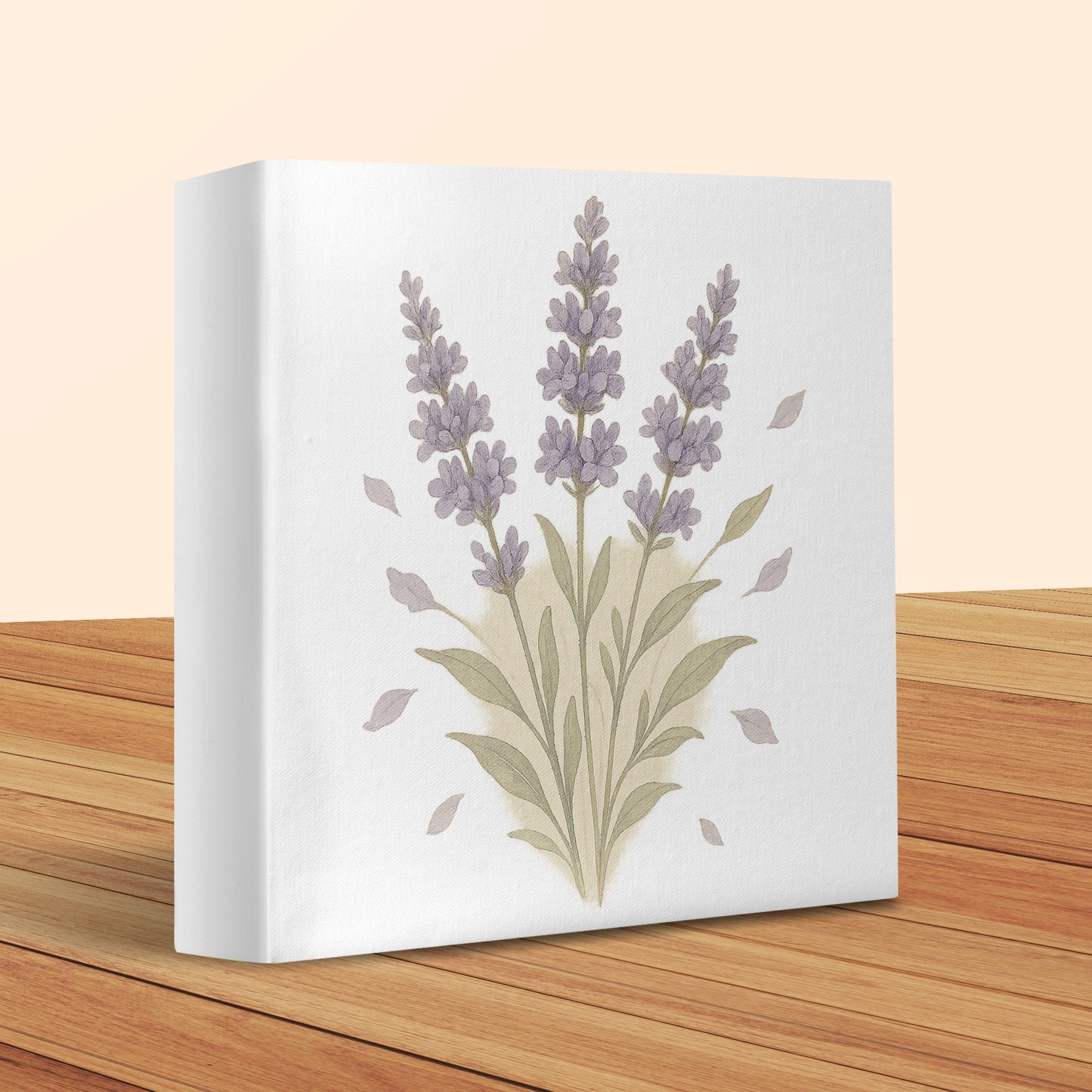 Elegant Lavender Floral Design Canvas Wall Art product type