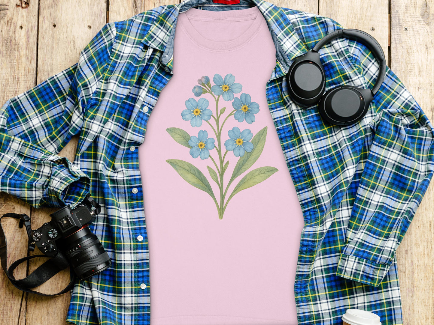 Floral Graphic Tee Casual Shirt Fashion Product