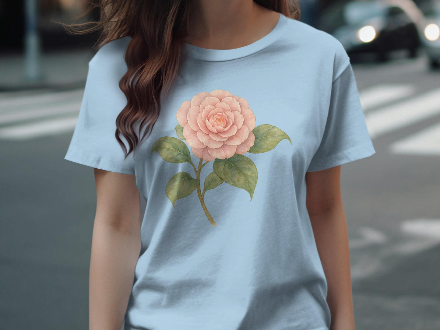 Floral Pink Blossom Design Women's T-shirt product