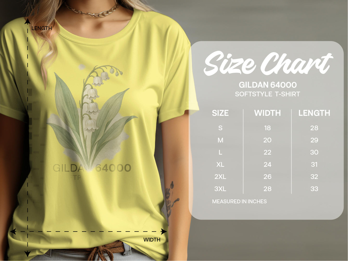 Beautiful Lily Gildan 64000 Softstyle T-Shirt product