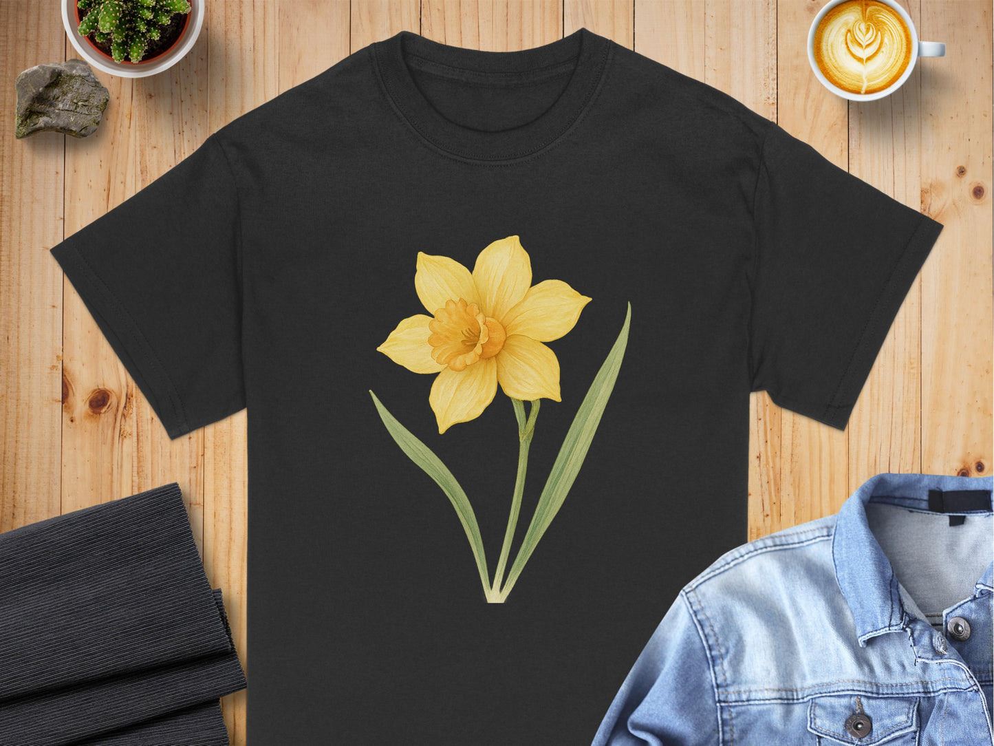 Beautiful Yellow Daffodil Flower Graphic T Shirt product