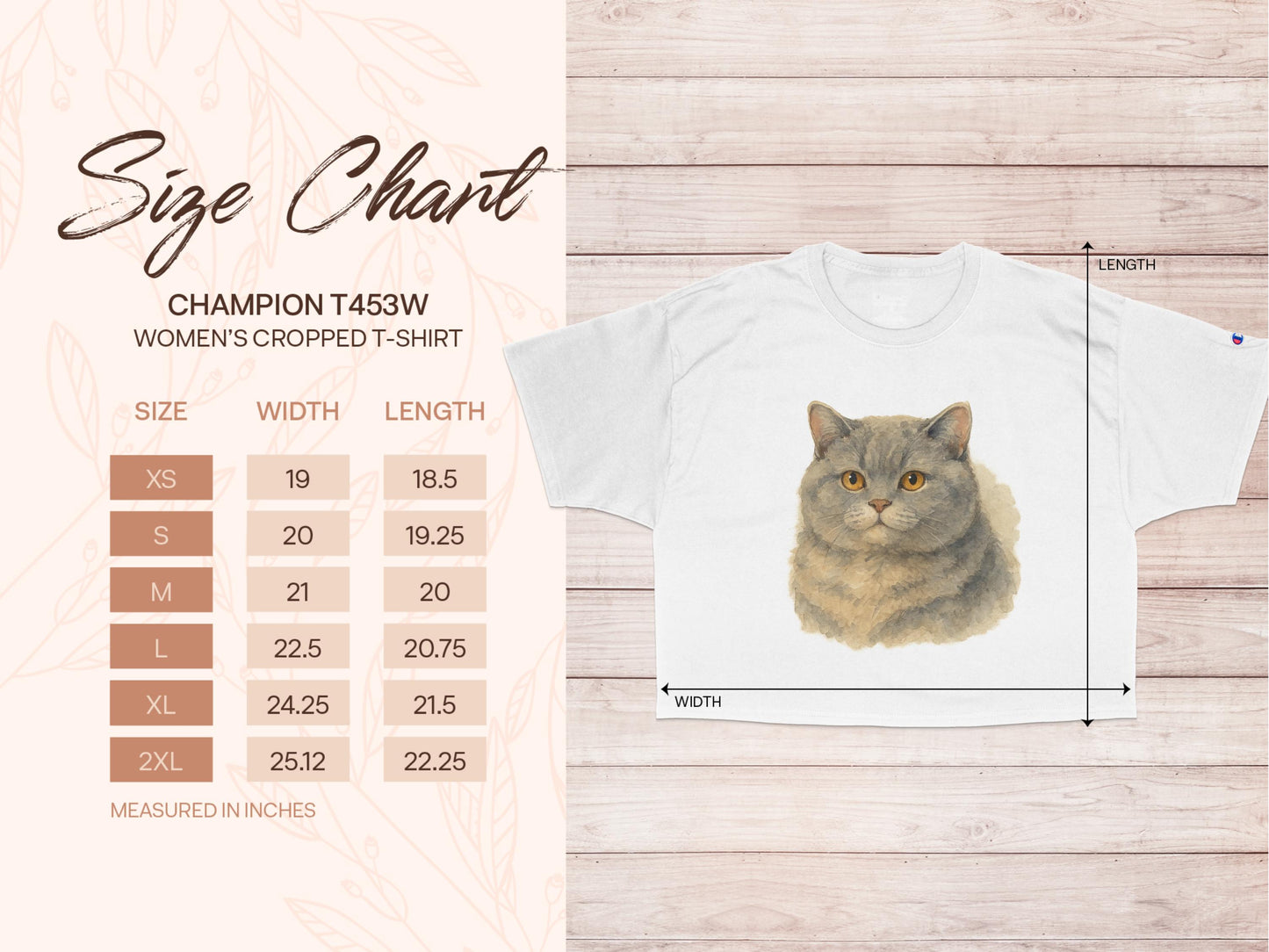 Gray Cat Print Women's Cropped T-Shirt product type