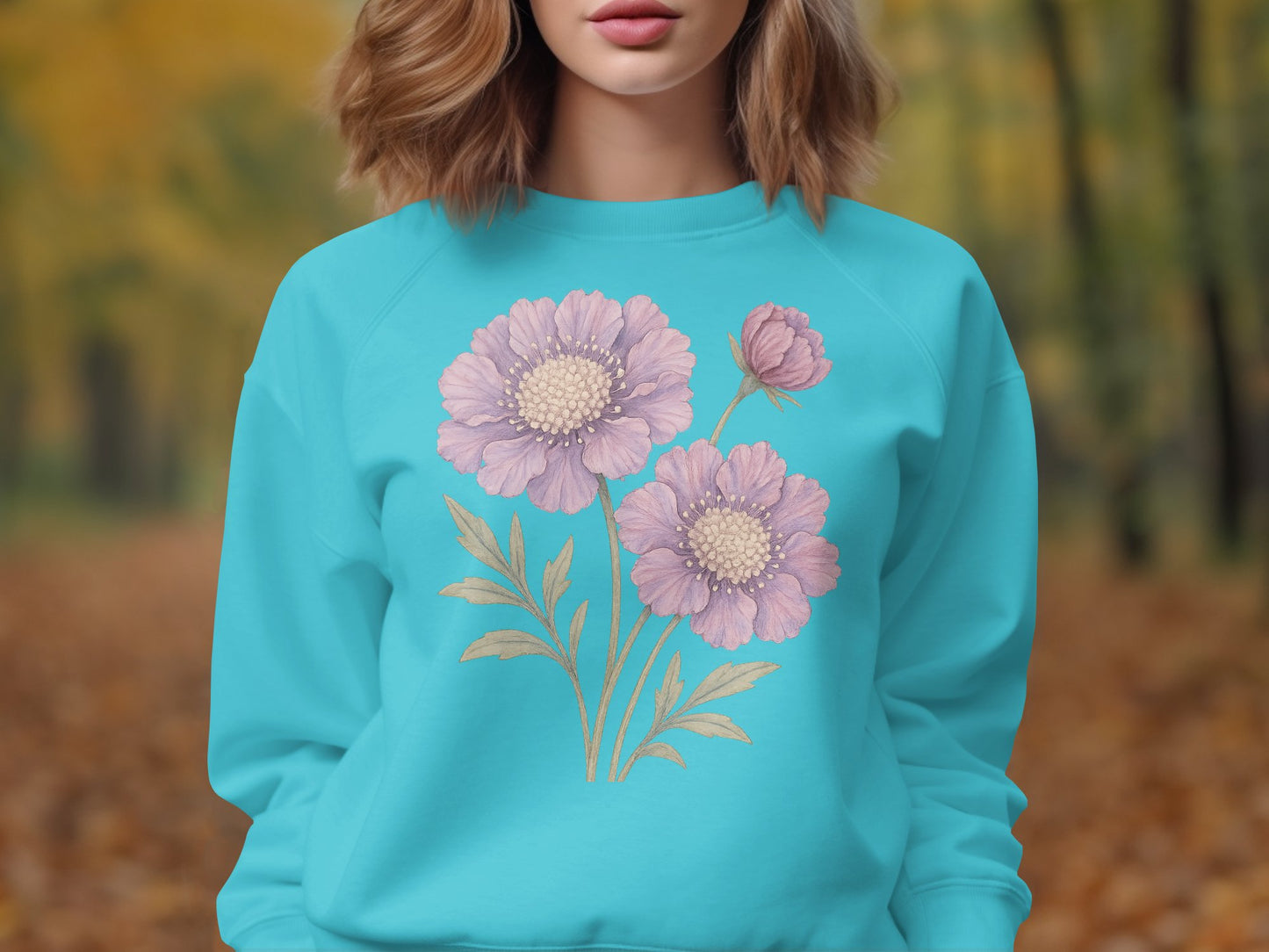 Floral Design Comfortable and Cozy Long Sleeve product