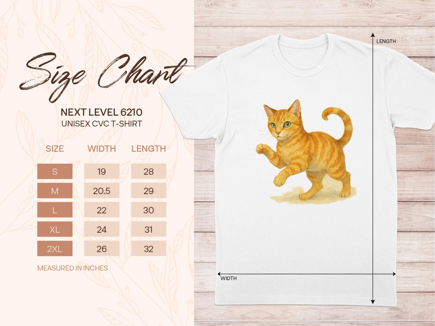 Cute Illustrated Cat Design Unisex CVC T-Shirt product
