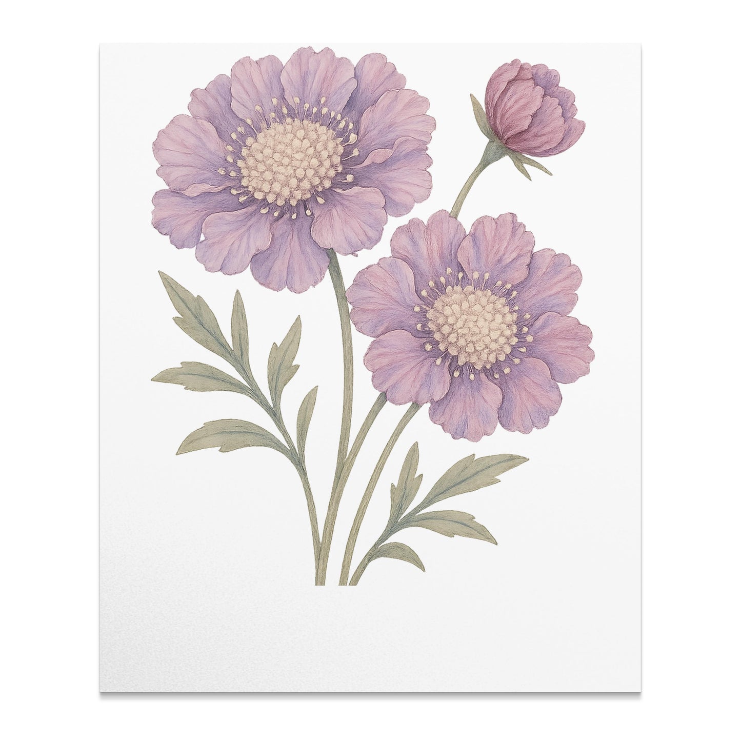 Stunning Purple Floral Artwork for Living Room product type