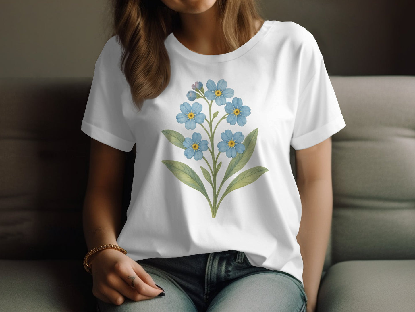 Blue Floral Design For Casual Comfortable Wear product type