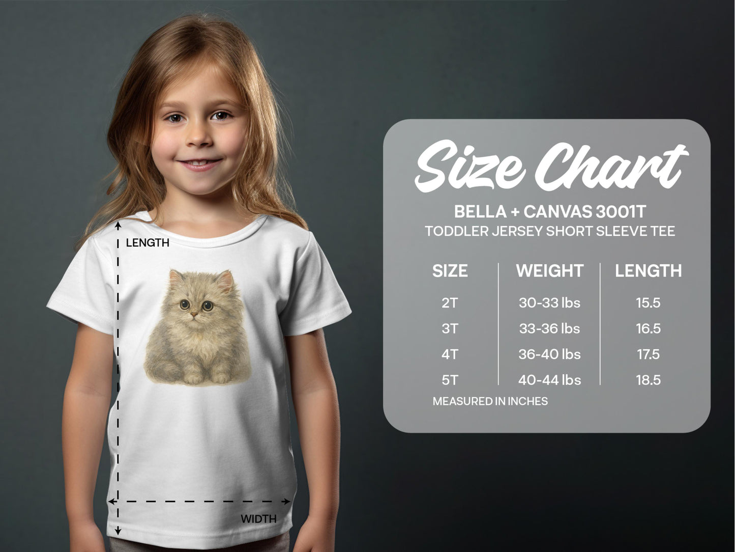 Cute Kitten Toddler Jersey Short Sleeve Tee product