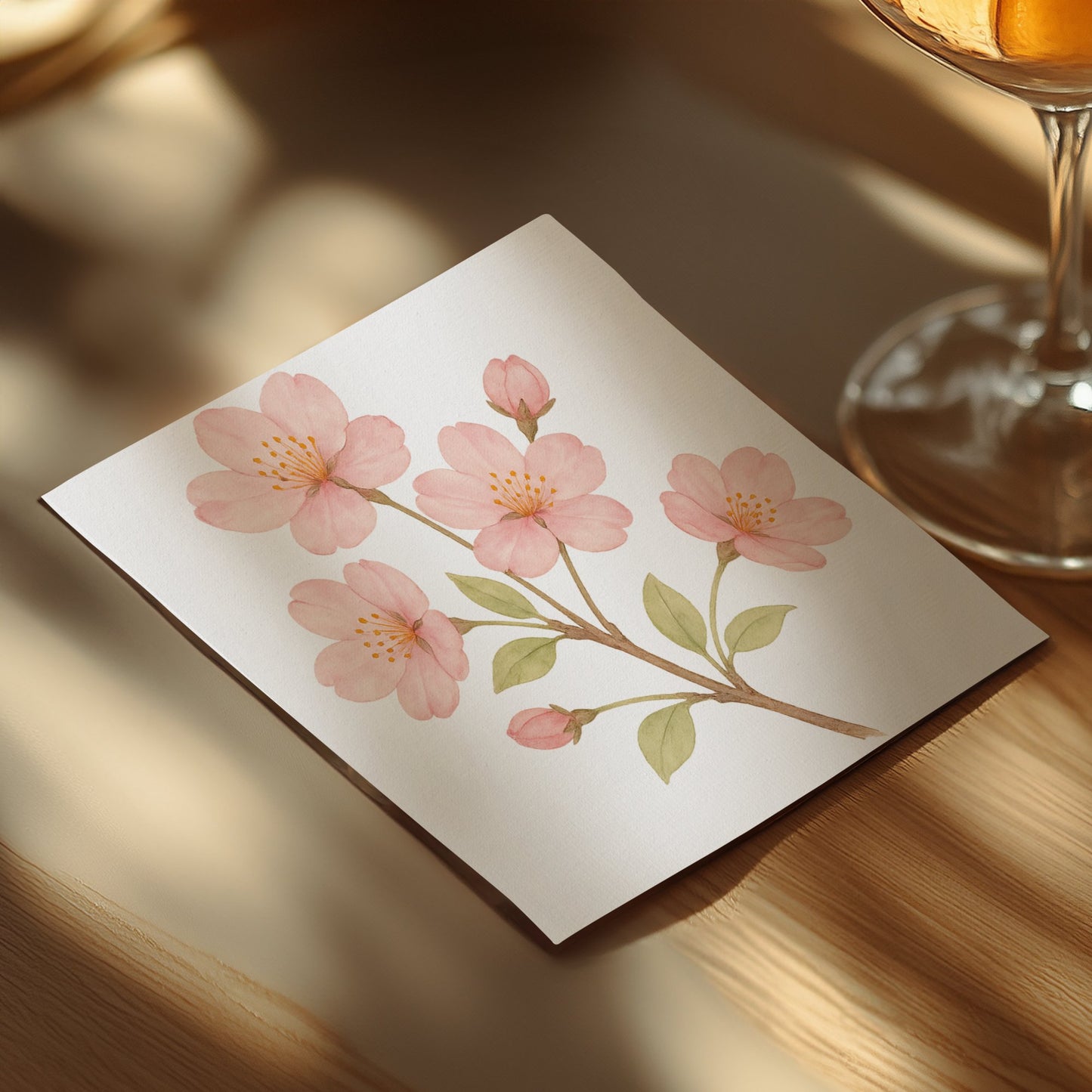 Beautiful Pink Blossom Art Print for Your Home product