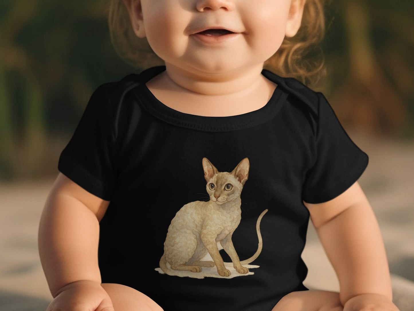 Adorable Kitten Design for Baby Bodysuit product type