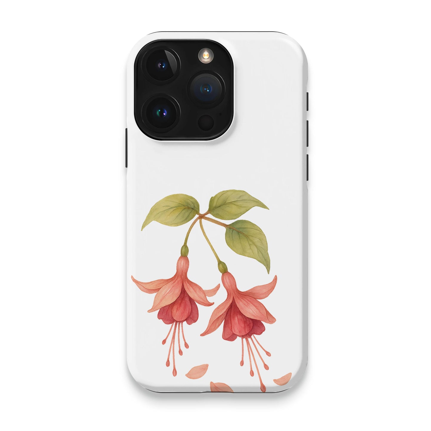 Floral Design Phone Case Fuchsia Illustration product type
